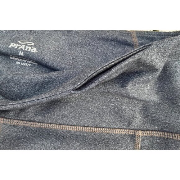 prAna Dark Gray Capri Leggings Women's Size Medium Style #W4PRIS115 - Picture 4 of 8